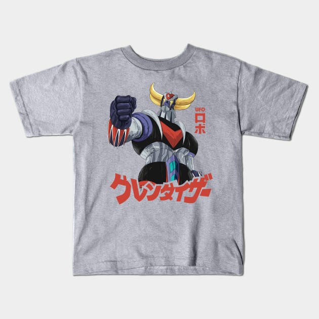 Ufo Robot Goldrake | Grendizer Atlas UFO Robot Kids T-Shirt by SALENTOmadness